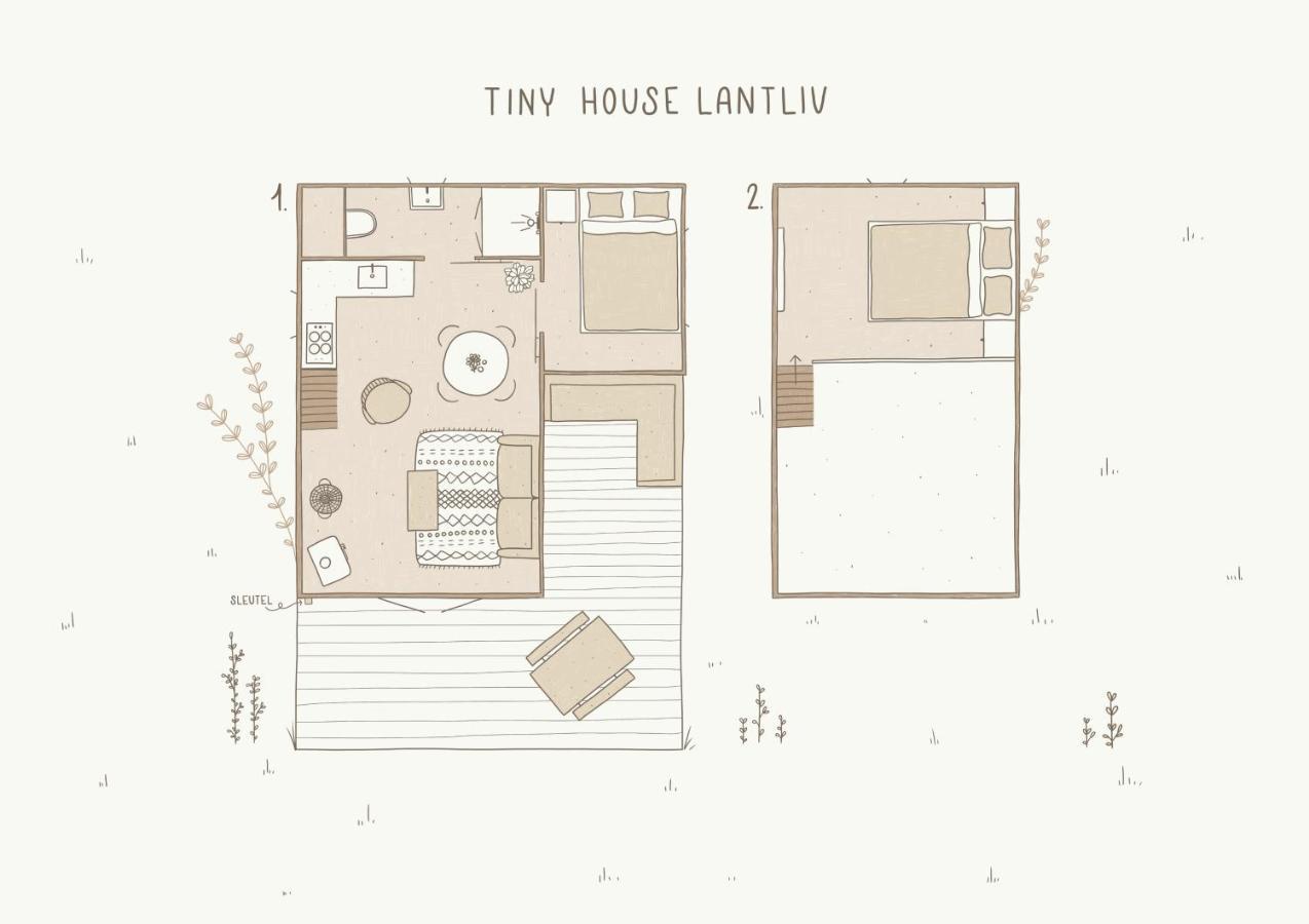 Tiny House Lantliv Oostkapelle, Bij De Boerヴィラ エクステリア 写真