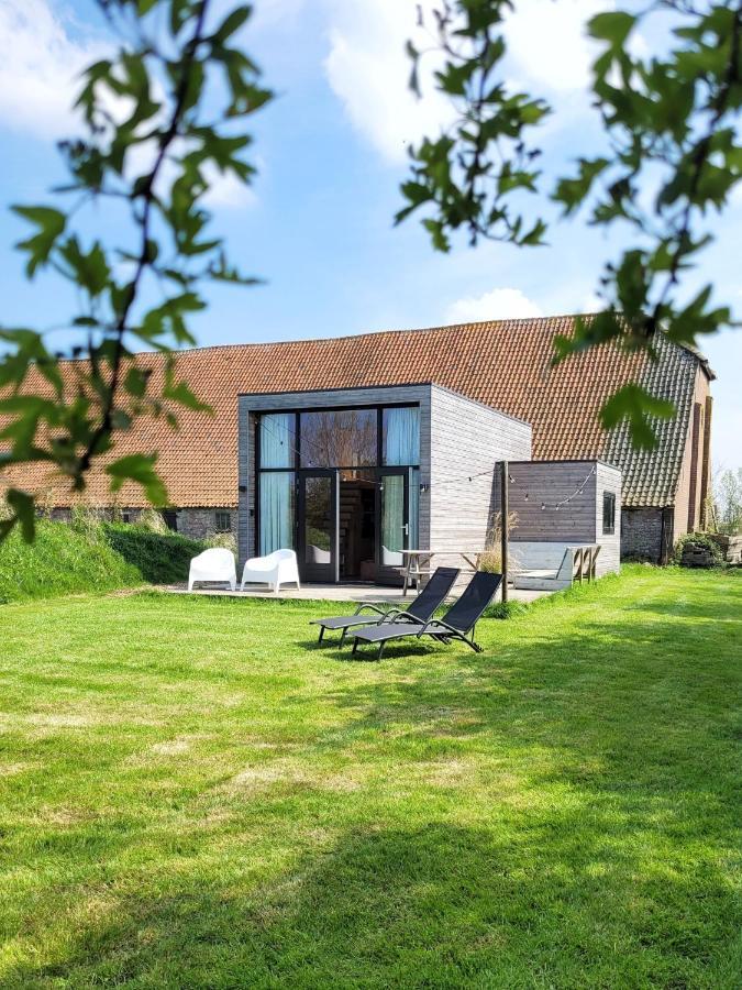Tiny House Lantliv Oostkapelle, Bij De Boerヴィラ エクステリア 写真
