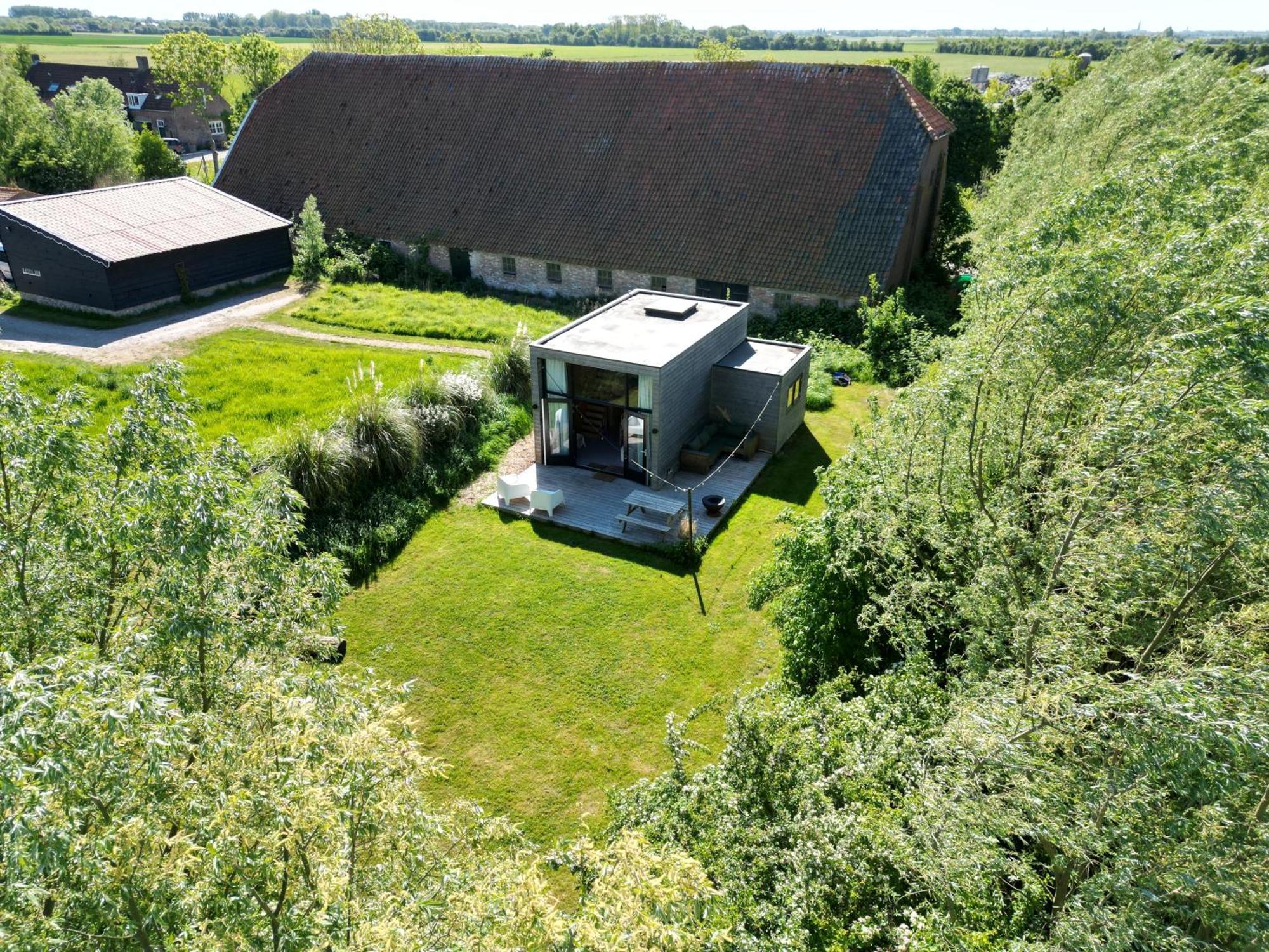 Tiny House Lantliv Oostkapelle, Bij De Boerヴィラ エクステリア 写真